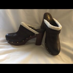 Cato women’s Brown High Heel Slip On Shoes 10M New